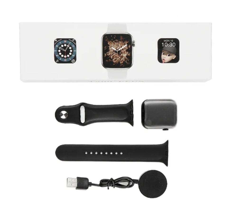 Reloj Inteligente T500 Pro + Serie 8 Smartwatch 2 pares de manillas